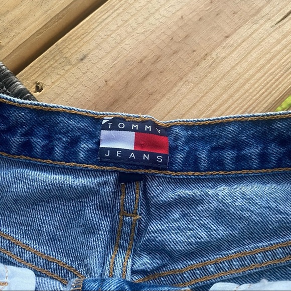 Denim Cutoff Shorts - Picture 2 of 8